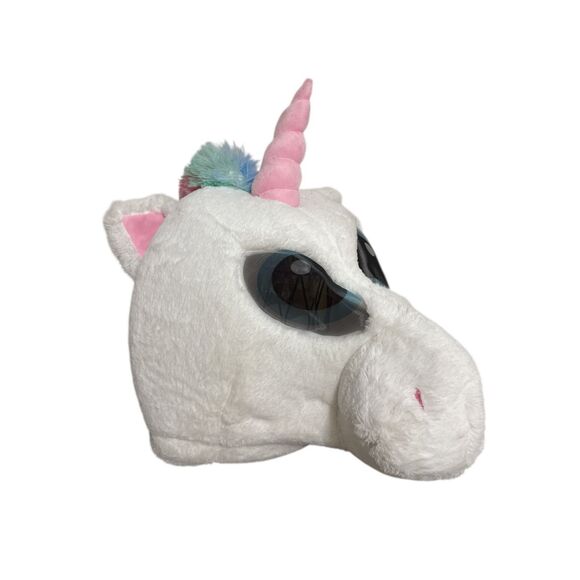Unicorn Costume Maskimals Mascot Head Dan Dee Soft Plush Animal Halloween - Picture 1 of 3